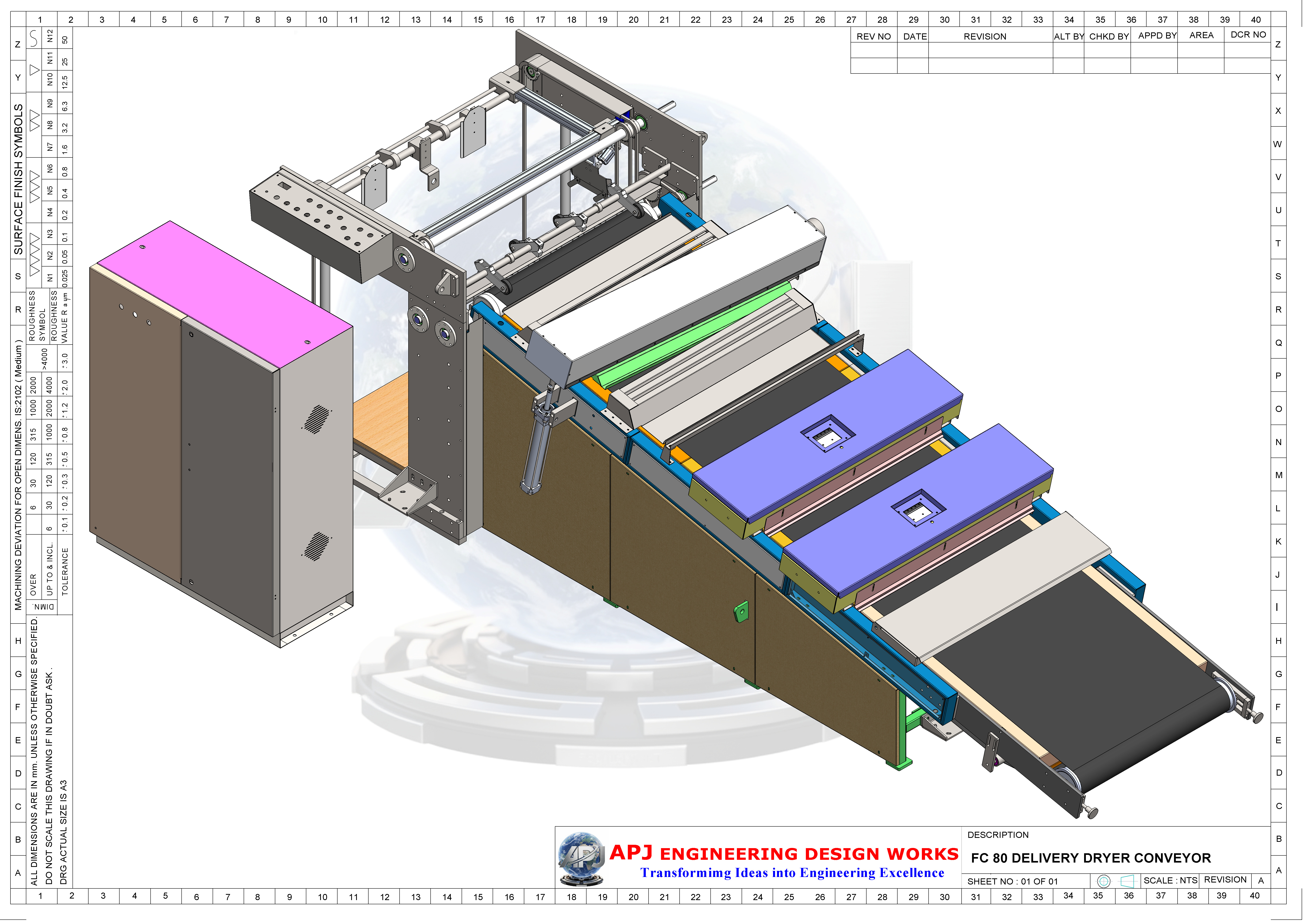 FC80 DELIVERY DRYER CONVEYOR