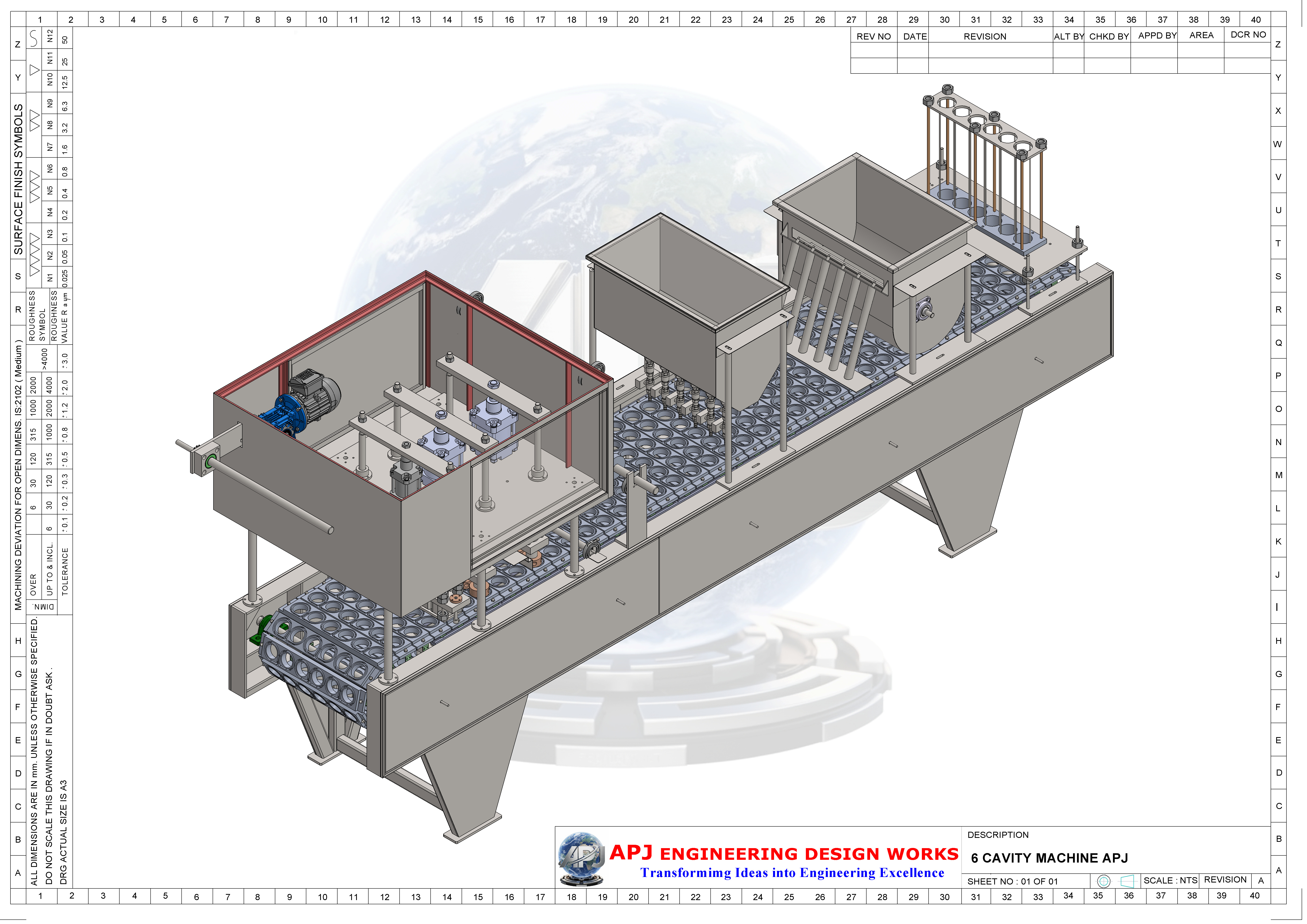 PACKING MACHINE 6 CAVITY