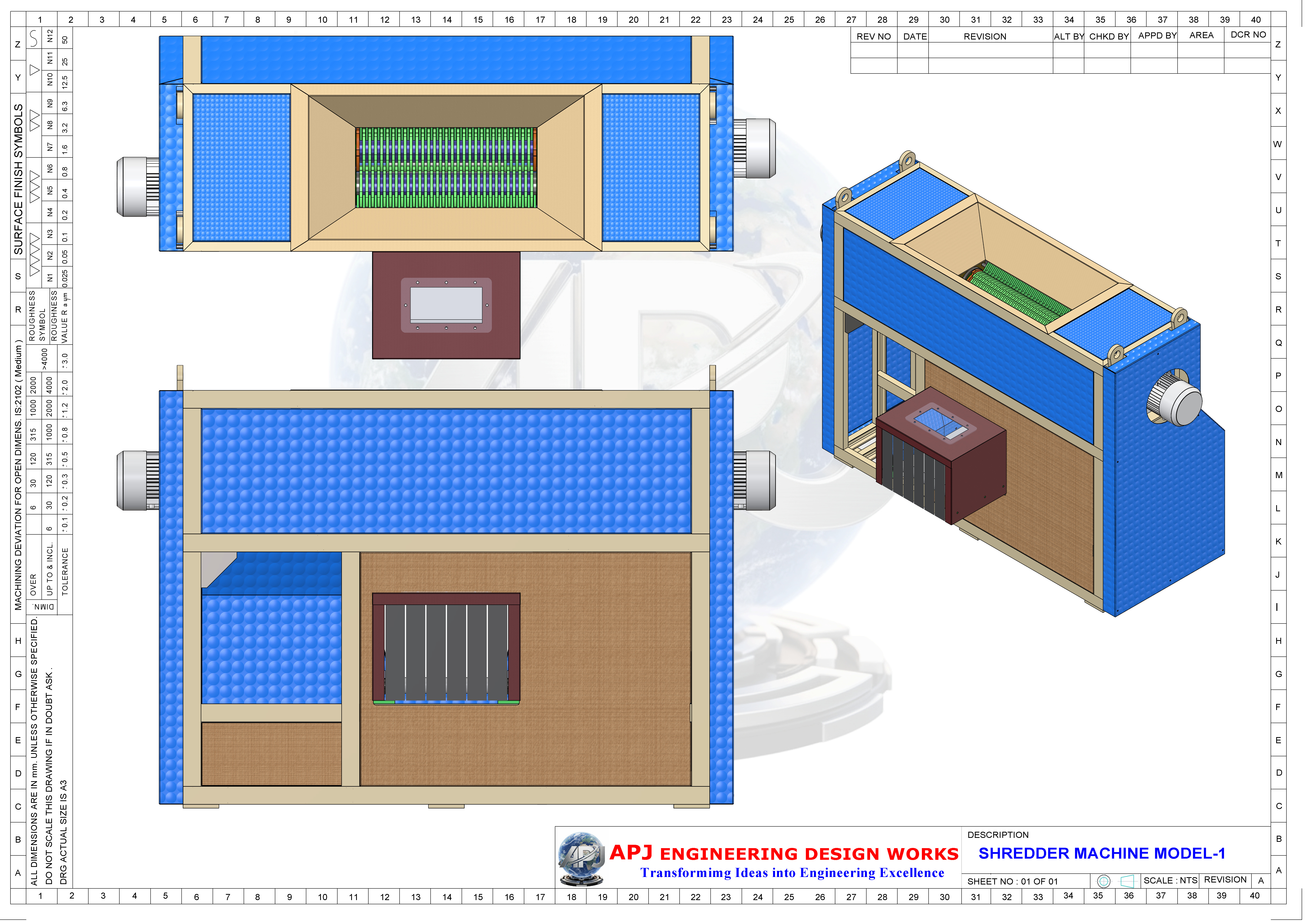 SHREDDER MACHINE MODEL-1