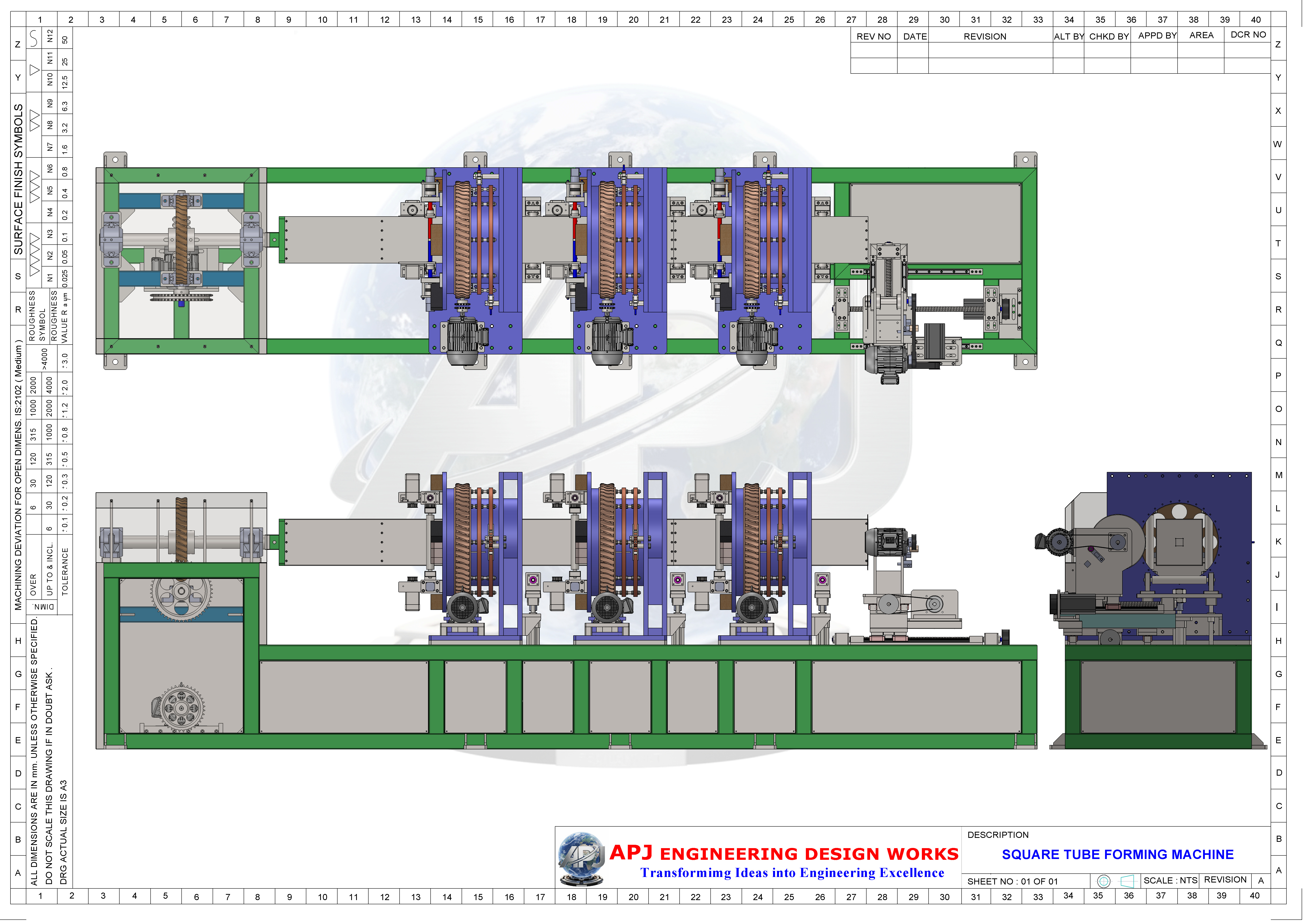 Square Tube Forming Machine